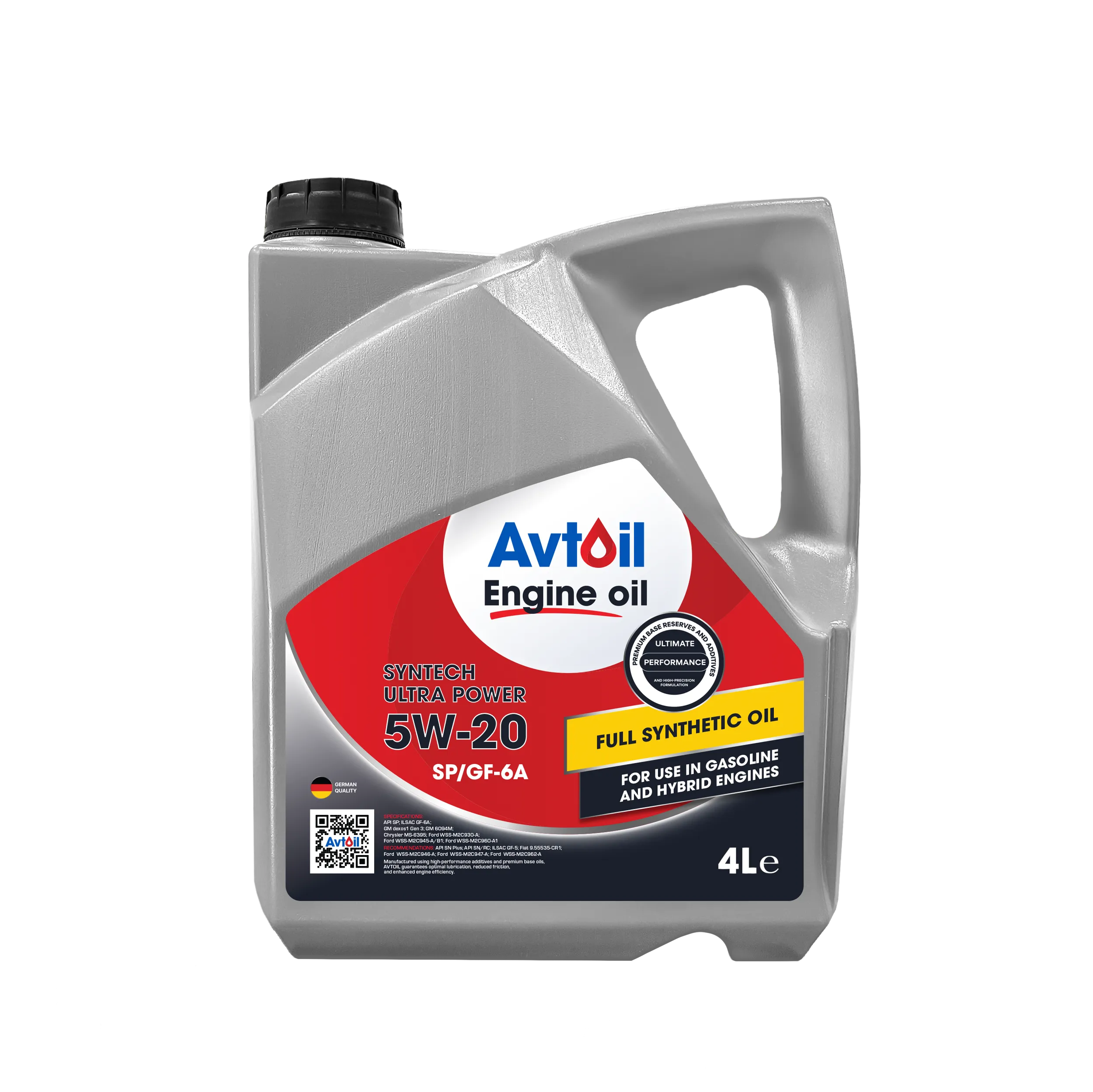 Avtoil™ Syntech Ultra Power  5W-20 SP/GF-6A